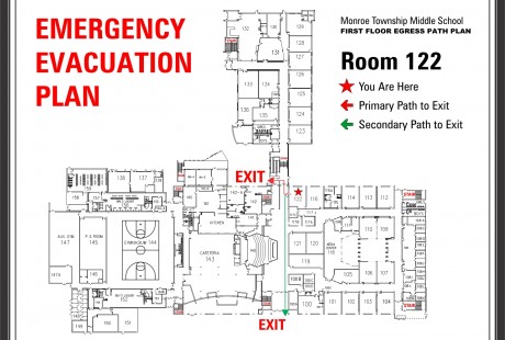 Emergency Evacuation Plan Egress Maps Project Sign Architectural Signageproject Sign Architectural Signage