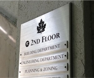 Project Sign Architectural Signage | Custom Signs and Graphics ADA ...