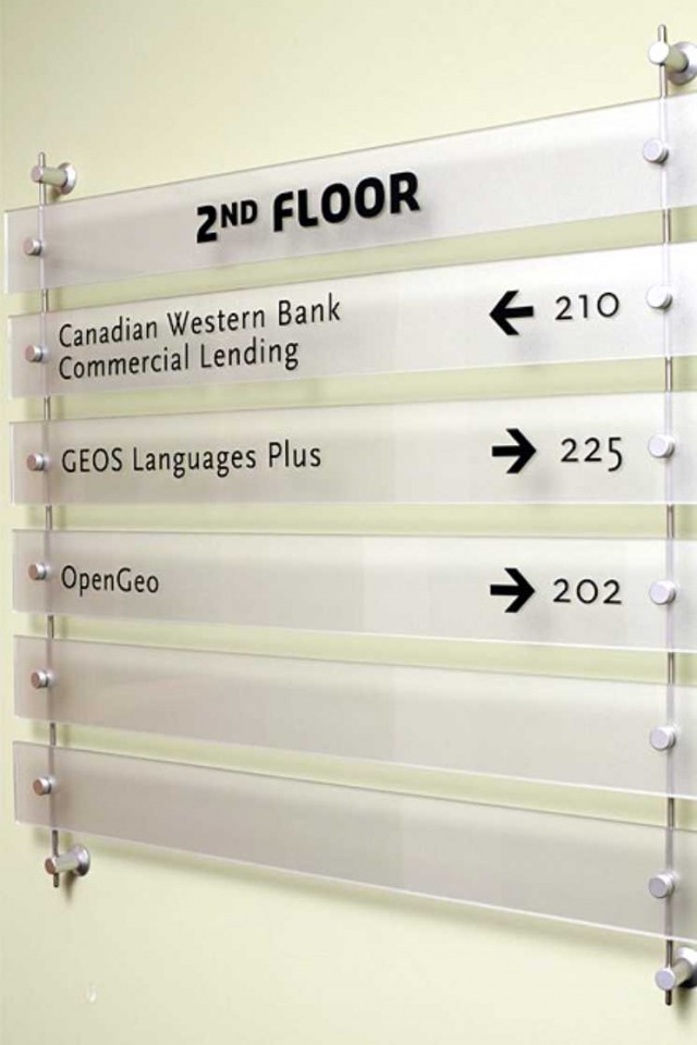 Building Directories and Wayfinding | Project Sign Architectural Signage